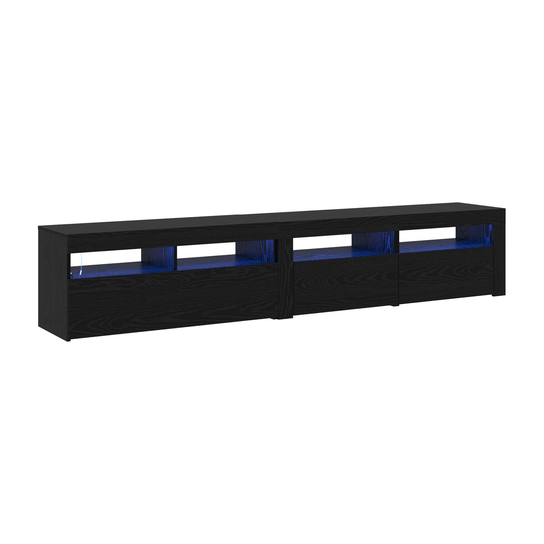 Meuble TV HELLOSHOP26 Lot de 2 meubles TV design minimaliste a