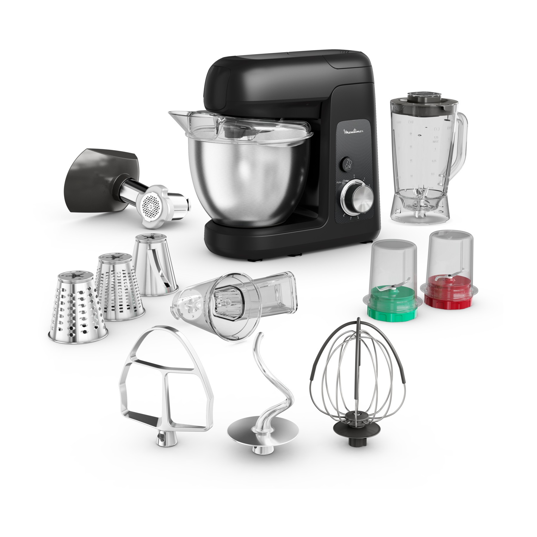 Robot pâtissier MOULINEX Bake Partner noir QA525810