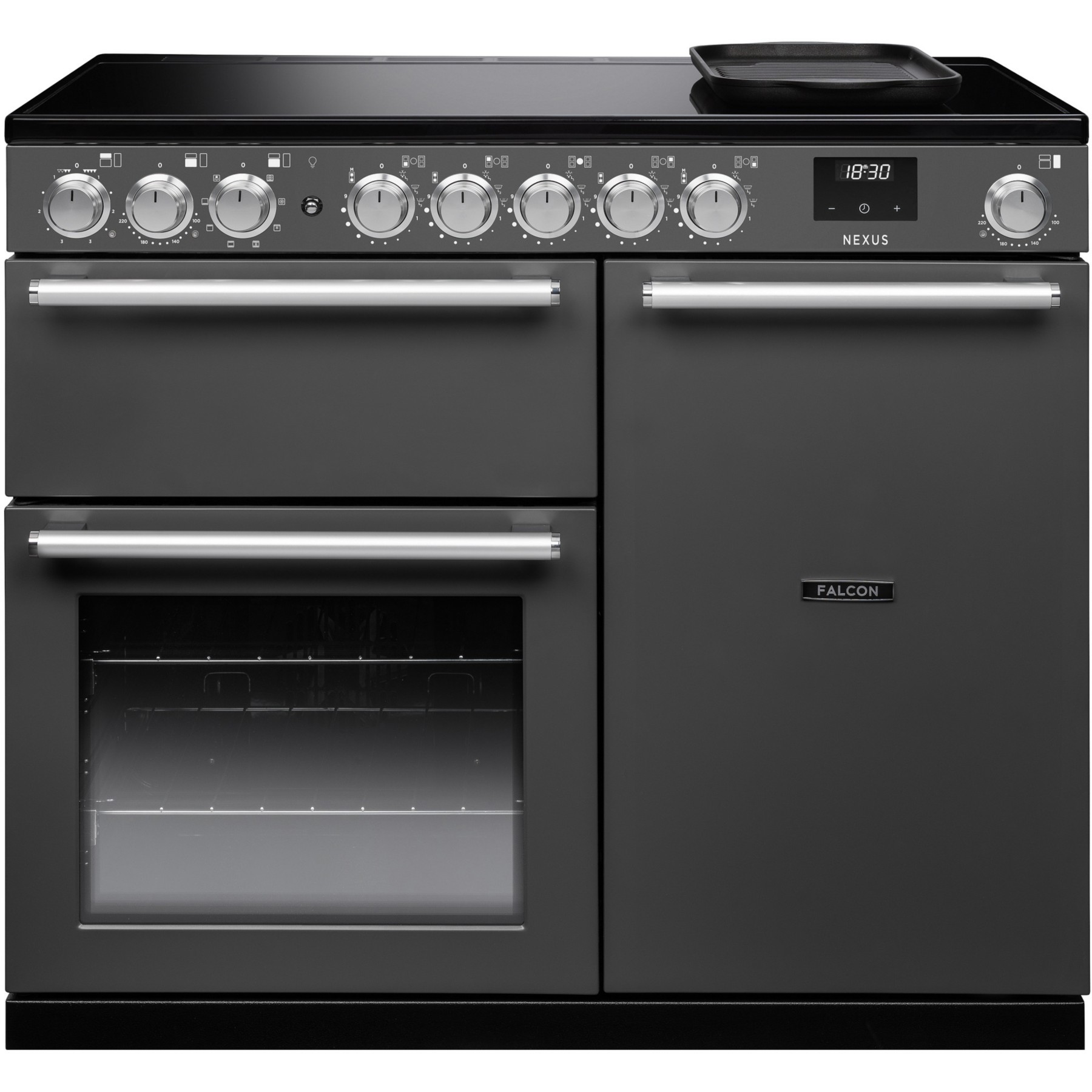 Piano de cuisson induction FALCON NEXUS NGC TAB IND 100 CM ARDOISE CHROME
