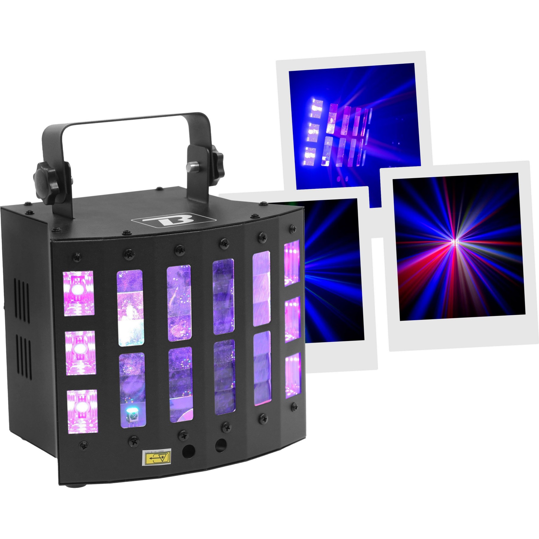 Jeu de lumières BOOMTONEDJ DerbyFX 4in1