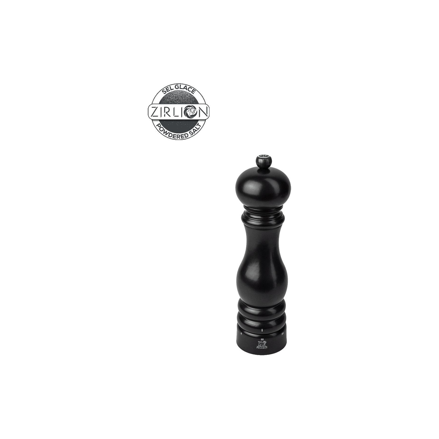 Moulin à sel PEUGEOT Paris u'Select Bois Noir Satin 22cm