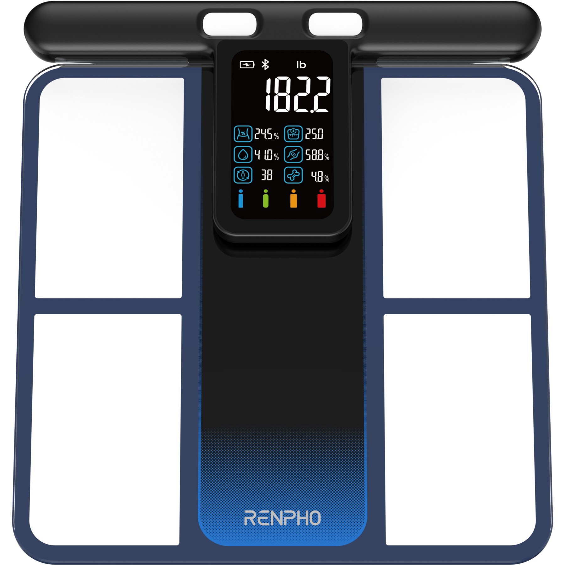 Pèse personne connecté RENPHO Morphoscan MSC01 – Suivi de Morphologie Intelligent avec Écran LCD et Bluetooth -Rechargeable