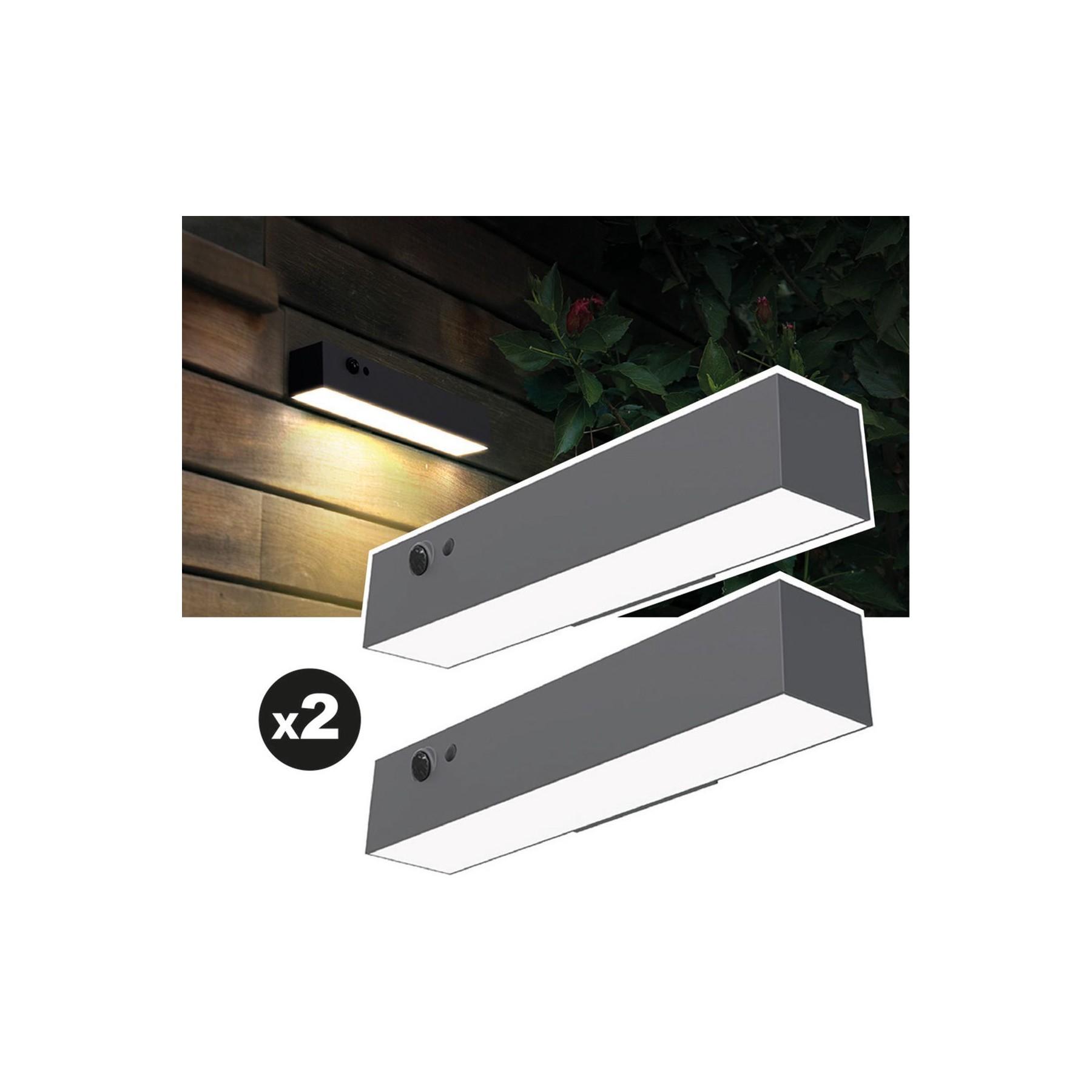 Balise solaire E.ZILIGHT EZIlight® Solar Wall S24