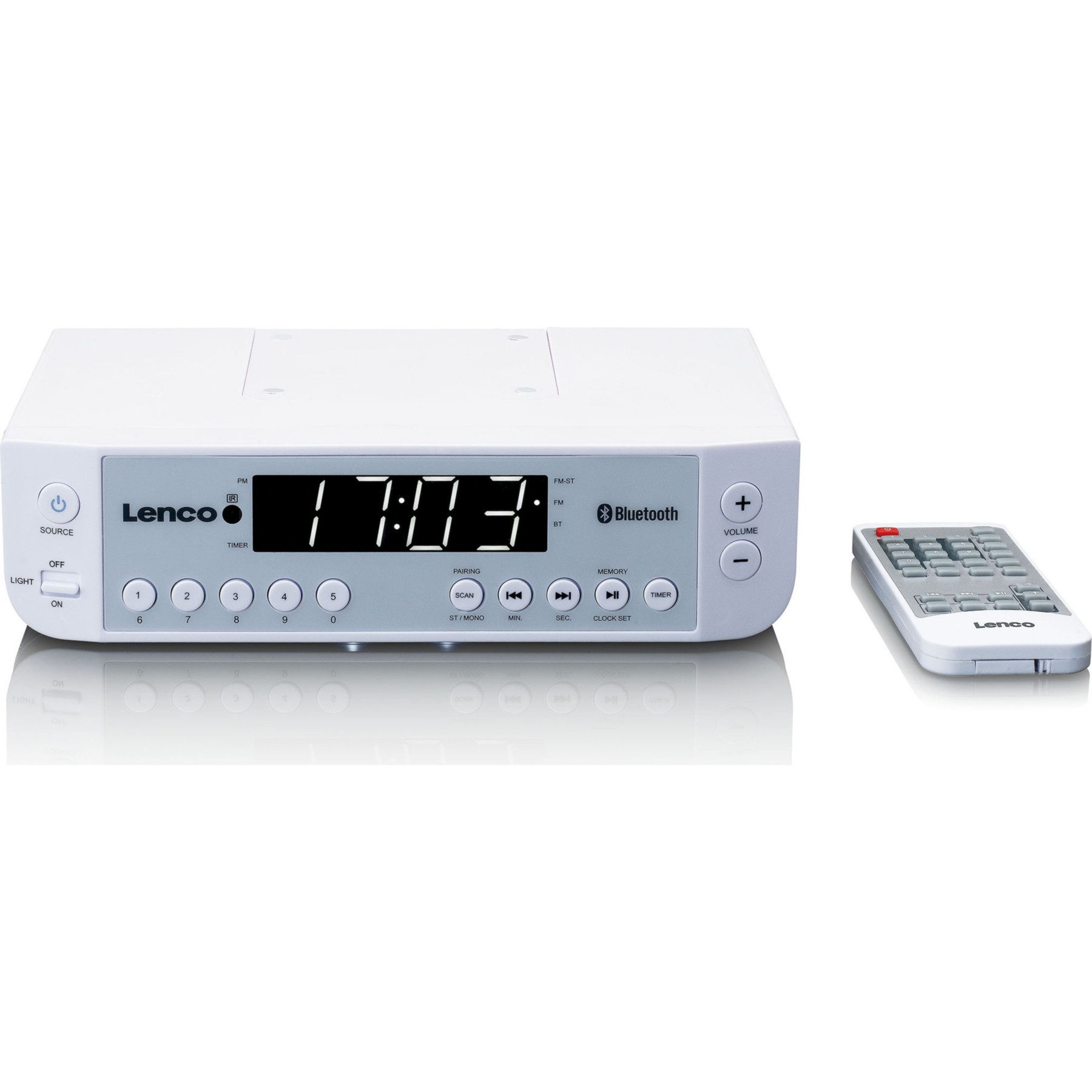 Radio FM LENCO KCR-100WH