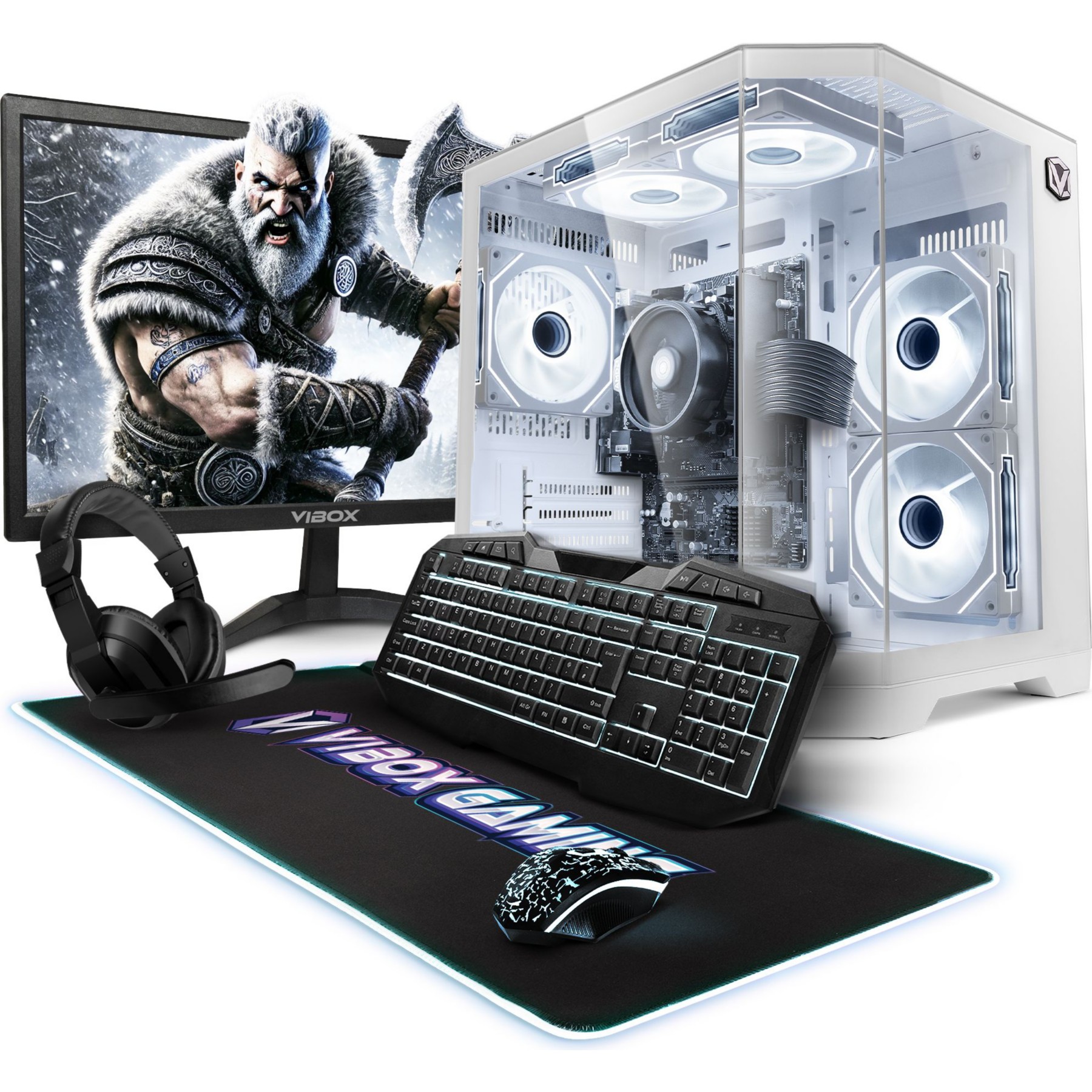 PC Gamer VIBOX 3200G • 8 Go • 480 Go SSD • Linux OS