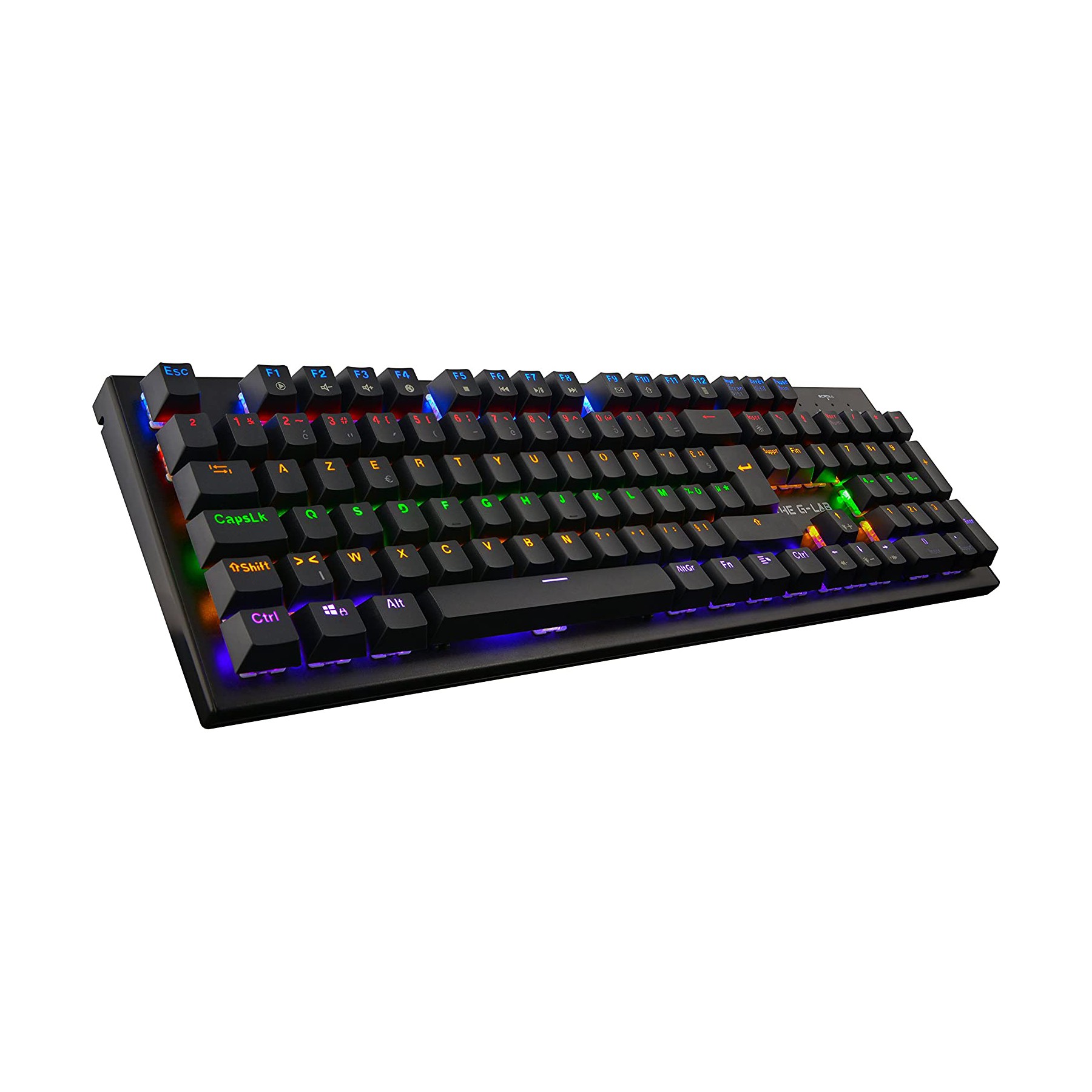 Clavier gamer THE G-LAB KEYZ-CARBON Blue Switch