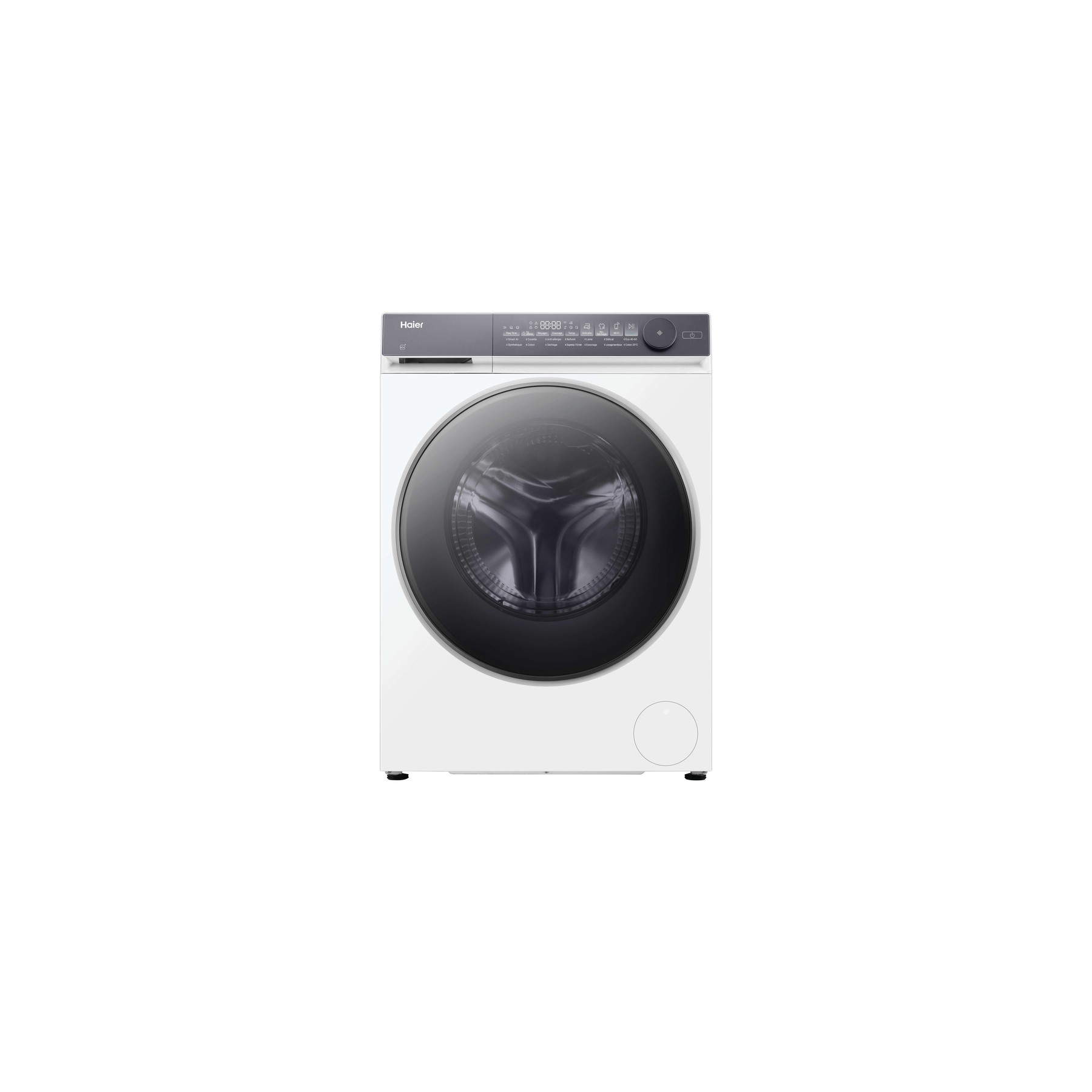 Lave linge séchant hublot HAIER HWD80BP14367TUFR - 8/5 kg - 1400 tr/min - Classe D - Moteur Inverter - Connecté