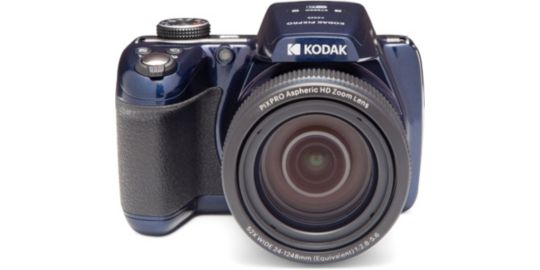 Appareil photo Bridge KODAK AZ528 Bleu + 2eme Batt + etui