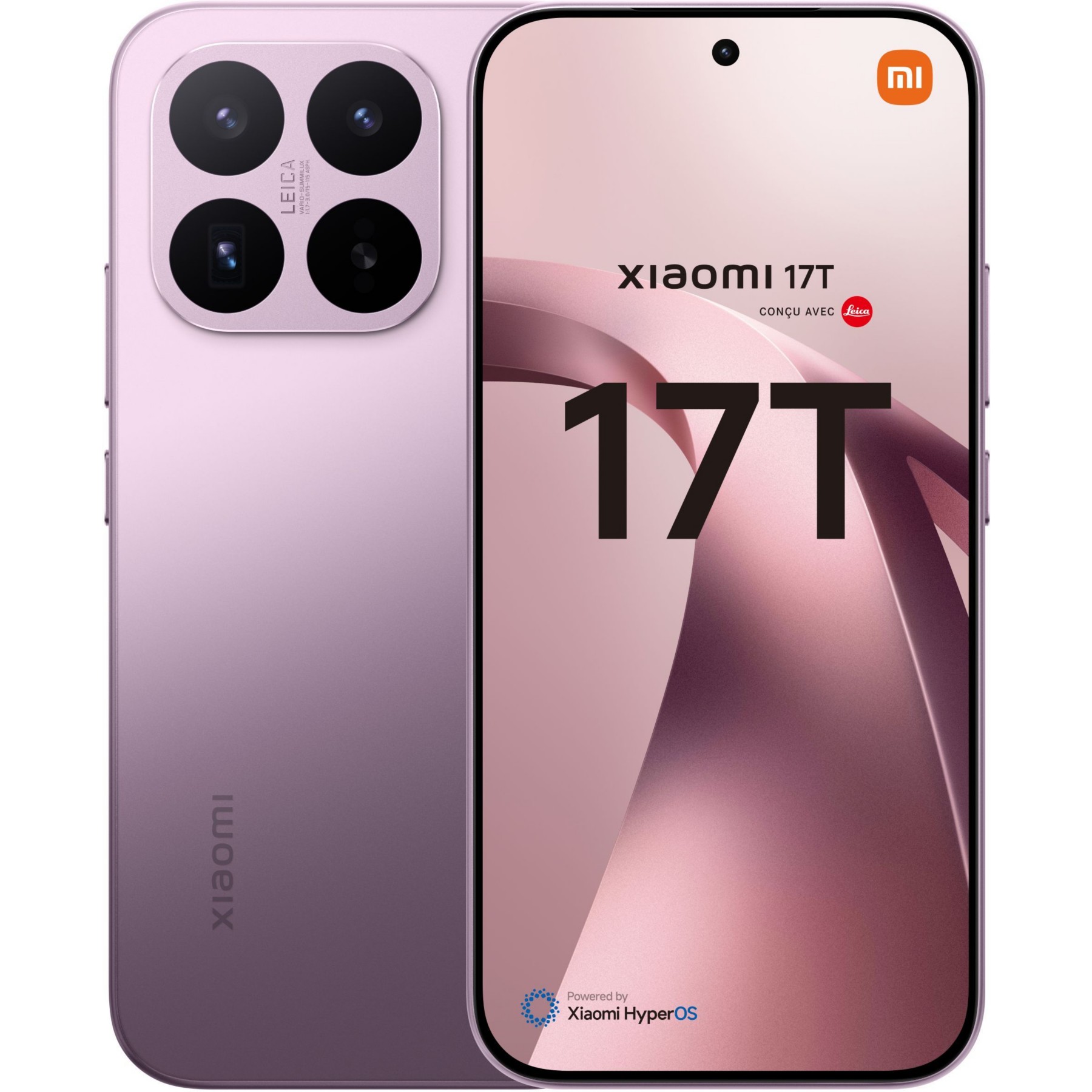 Smartphone XIAOMI 17T conçu avec Leica 5G 256Go Violet