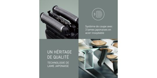 Rasoir électrique PANASONIC 3 lames ultra compact