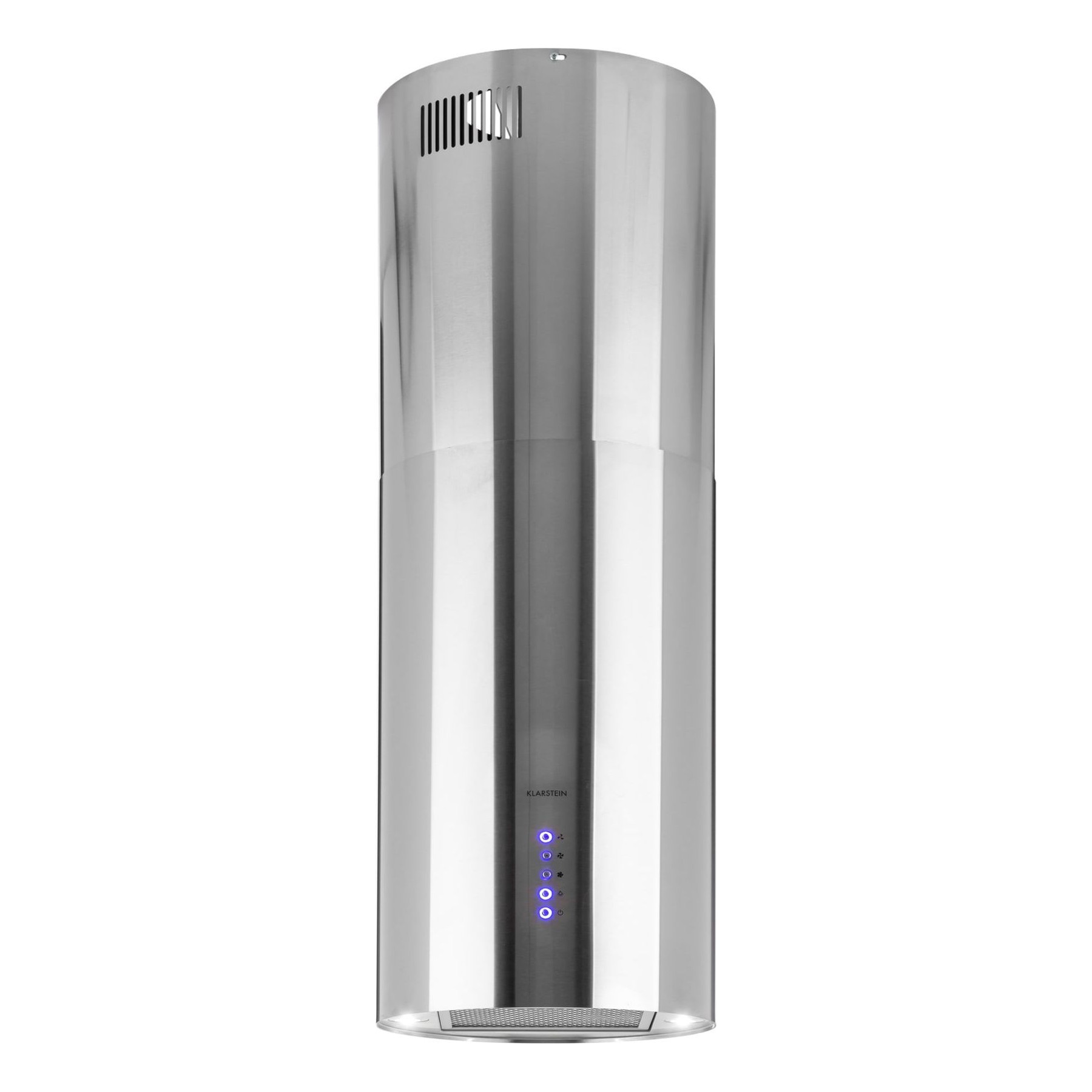 Hotte décorative îlot KLARSTEIN Beretta îlot 650m³/h classe A+ inox