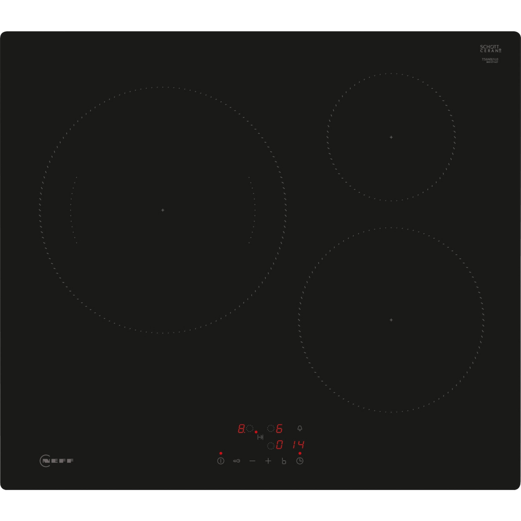 Plaque induction NEFF T56NBJ1L0 N50 Touch Control