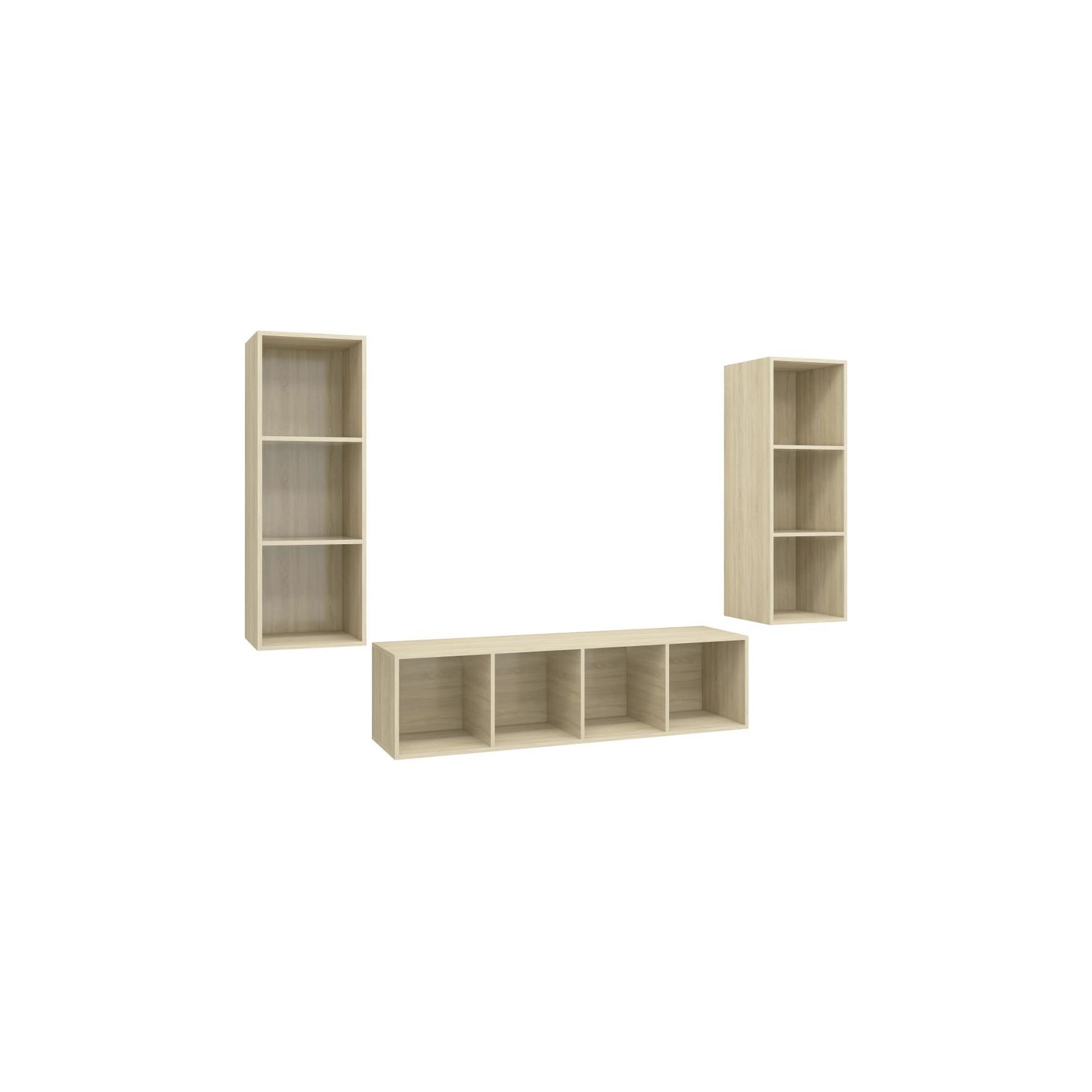 Meuble TV HELLOSHOP26 Ensemble de meubles armoire buffet TV té