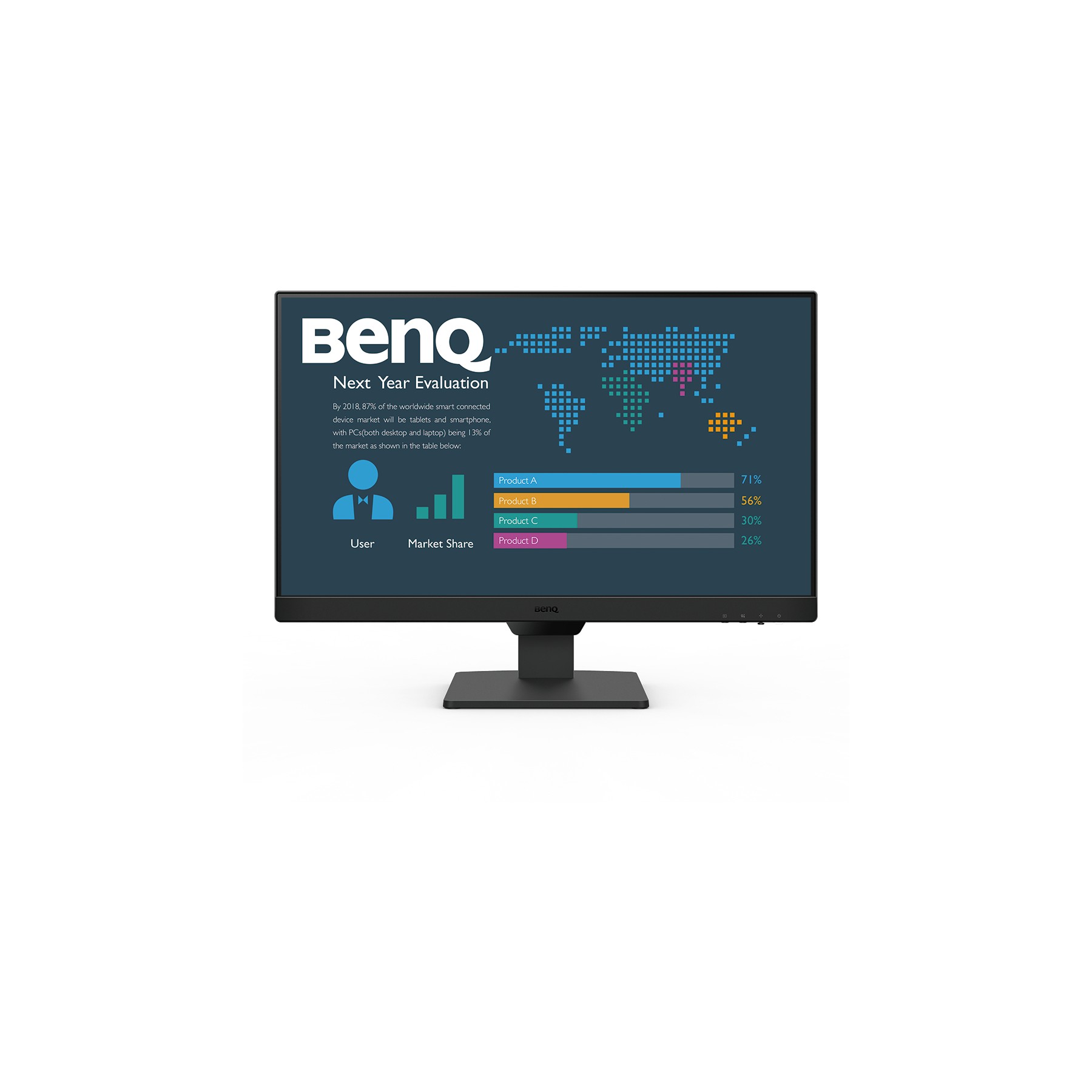 Ecran PC BENQ Pro 23.8' 1080p FHD
