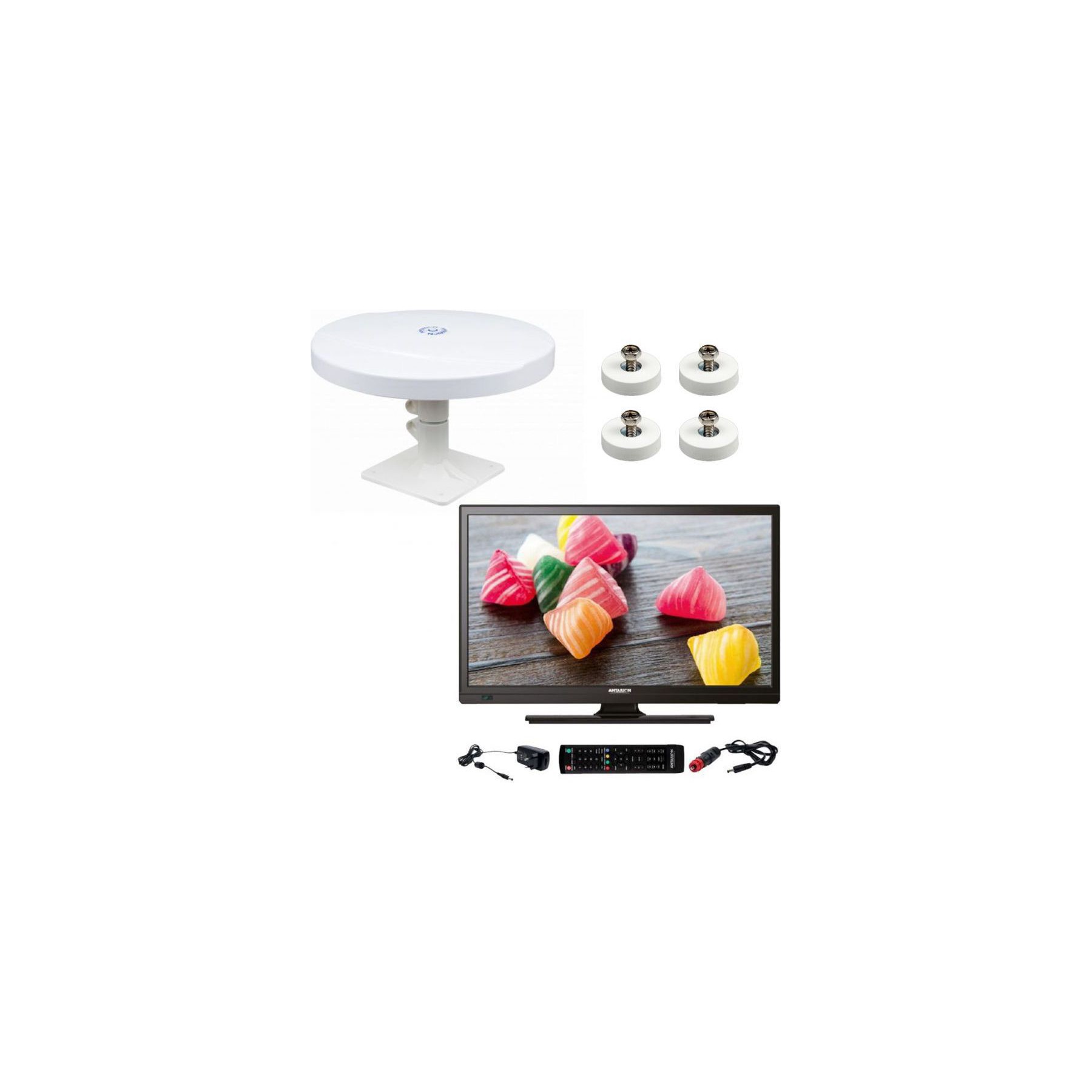 TV LED ANTARION Pack  Tv Led 19" 48cm Téléviseur Hd 12v