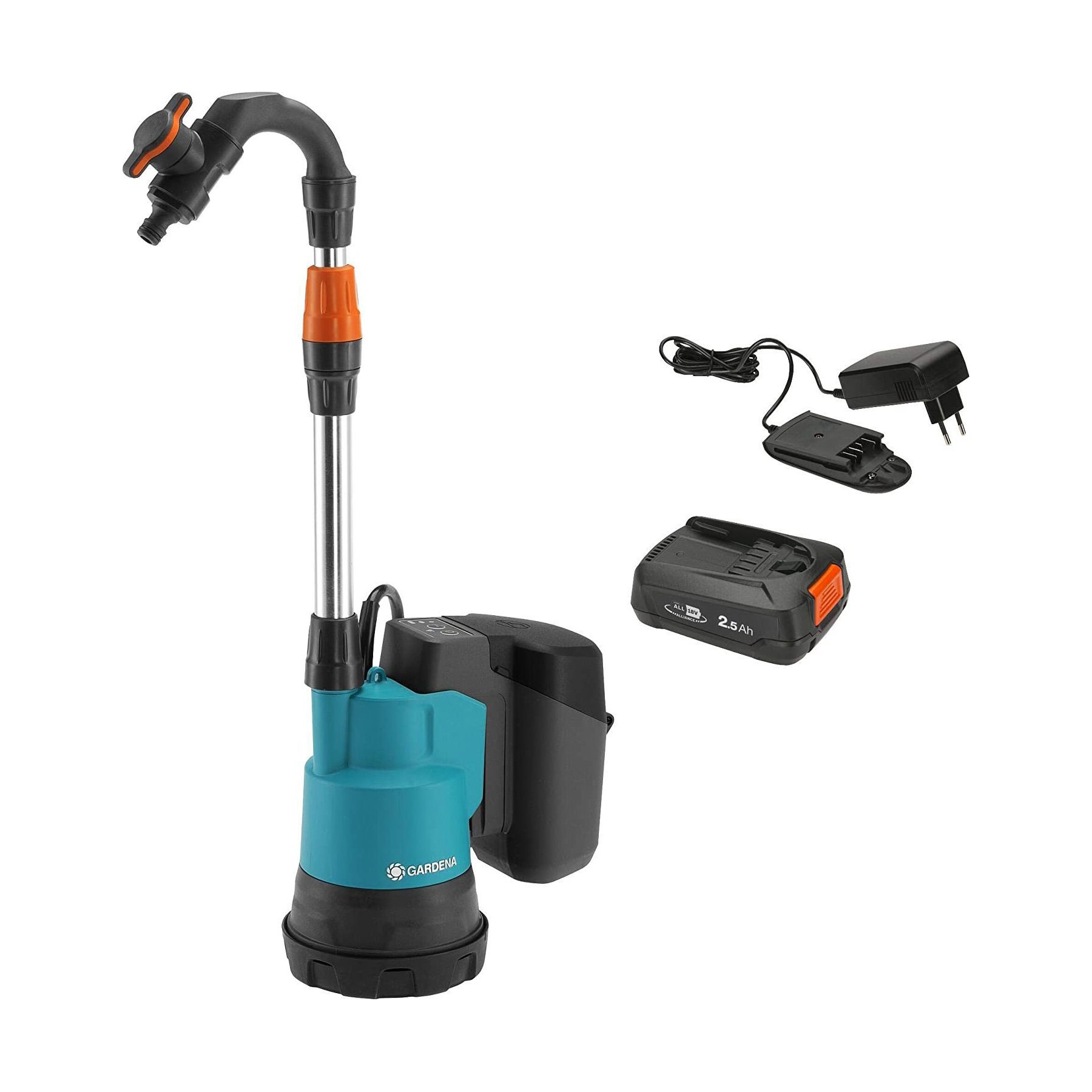 Effeuilleur GARDENA Gardena 2000/2 18V P4A kit Pompe collect