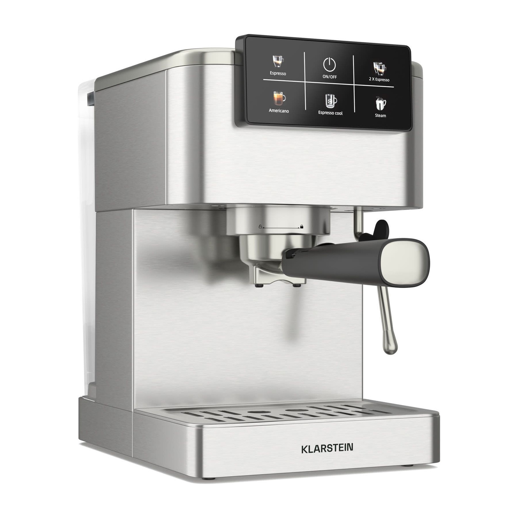 Machine à expresso KLARSTEIN SteelPresso 20 bars Inox 1,5 L 1350W