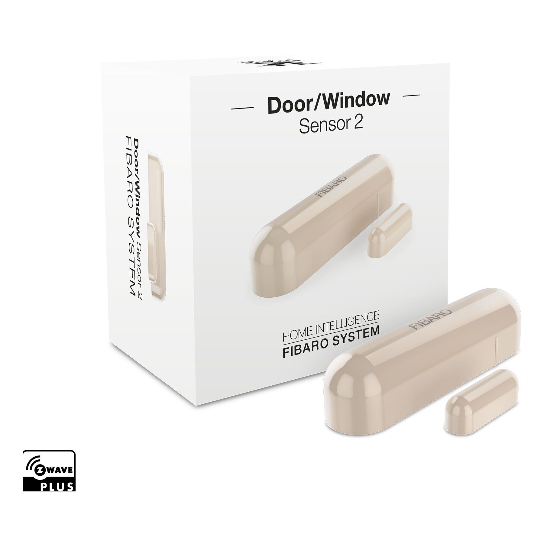 Détecteur de présence FIBARO Détecteur d'ouverture Z-Wave beige avec