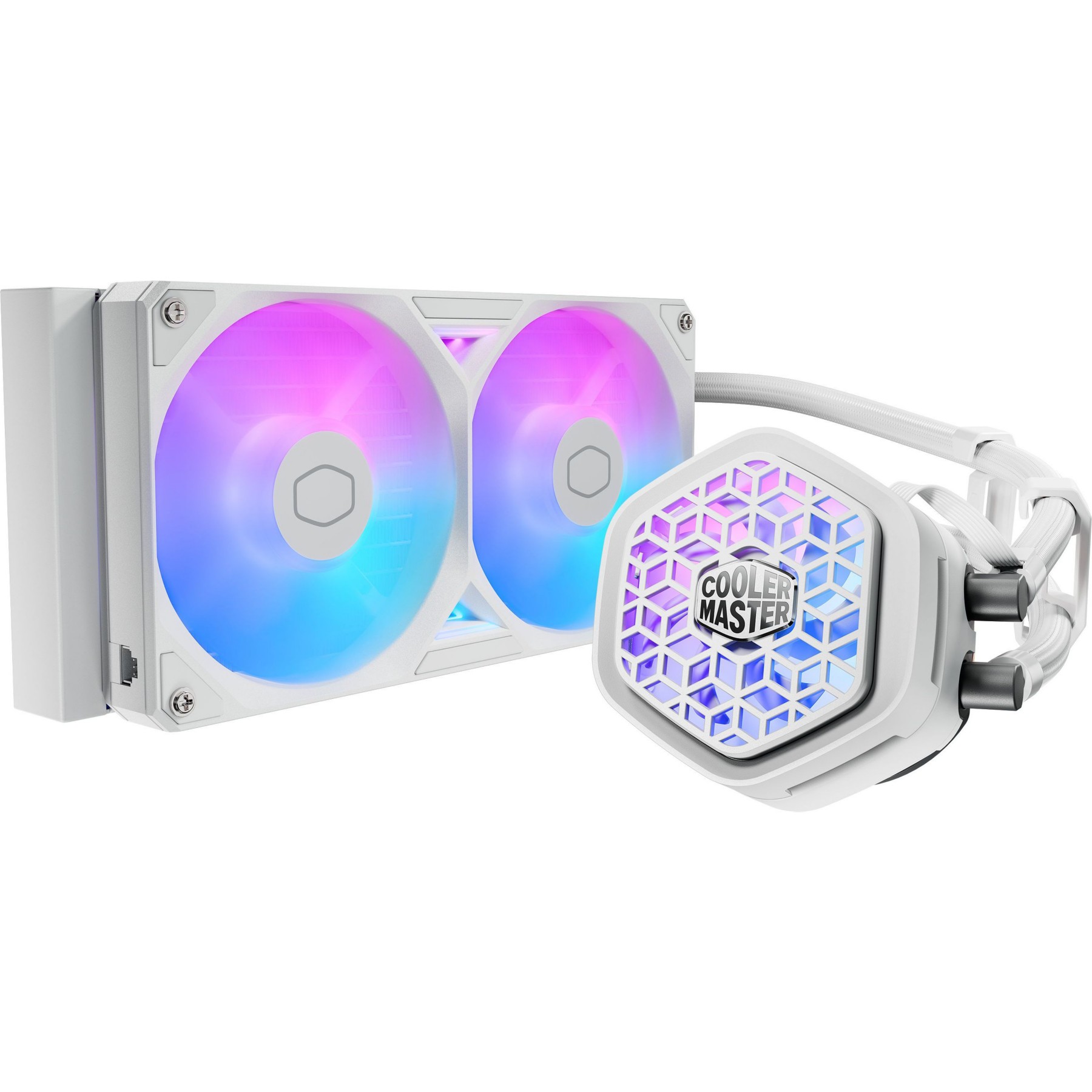Kit de refroidissement COOLER MASTER MasterLiquid Atmos II VRM - 240 mm Blanc