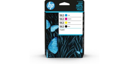 Cartouche d'encre HP Pack Multipack 963 Originales (Noir + 3 Couleurs) - 3JA50AE