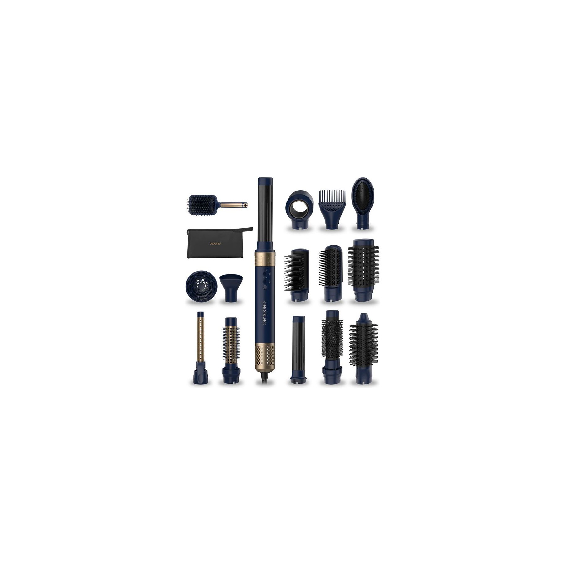 Fer multistyle CECOTEC CERAMICCARE 14IN1 AIRGLAM LUXURY noir