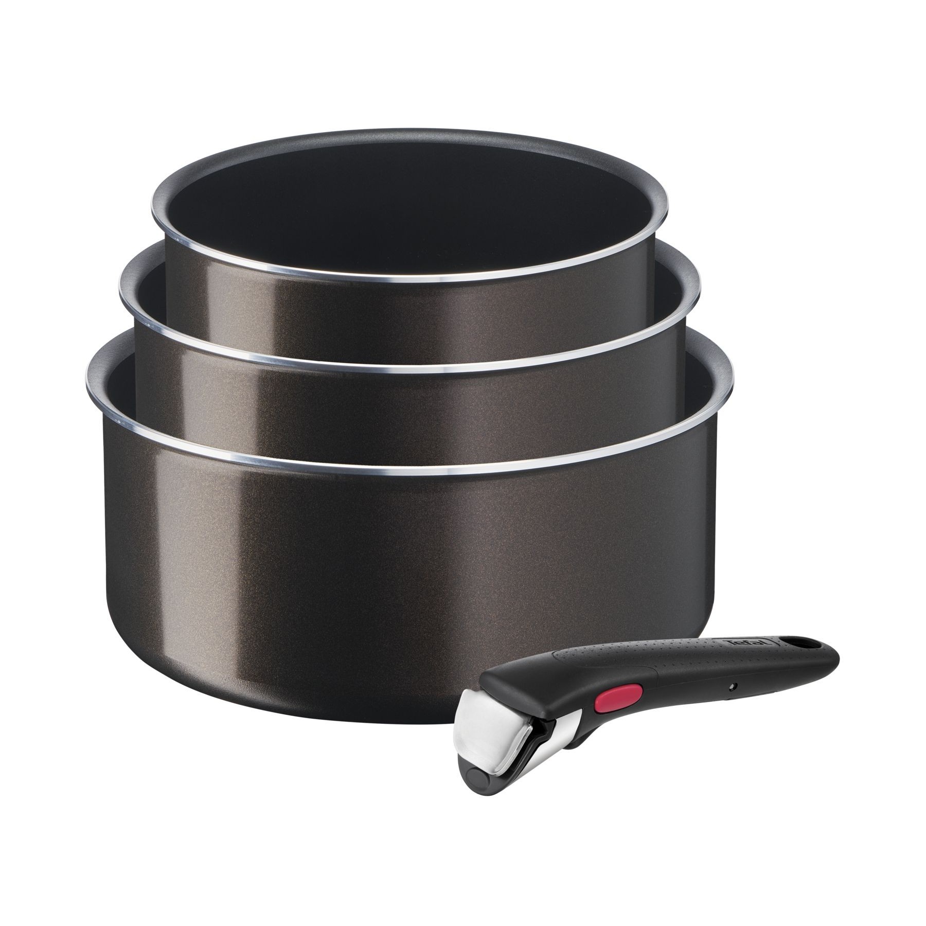 Batterie de cuisine TEFAL Ingenio Easy Plus lot 3 casseroles