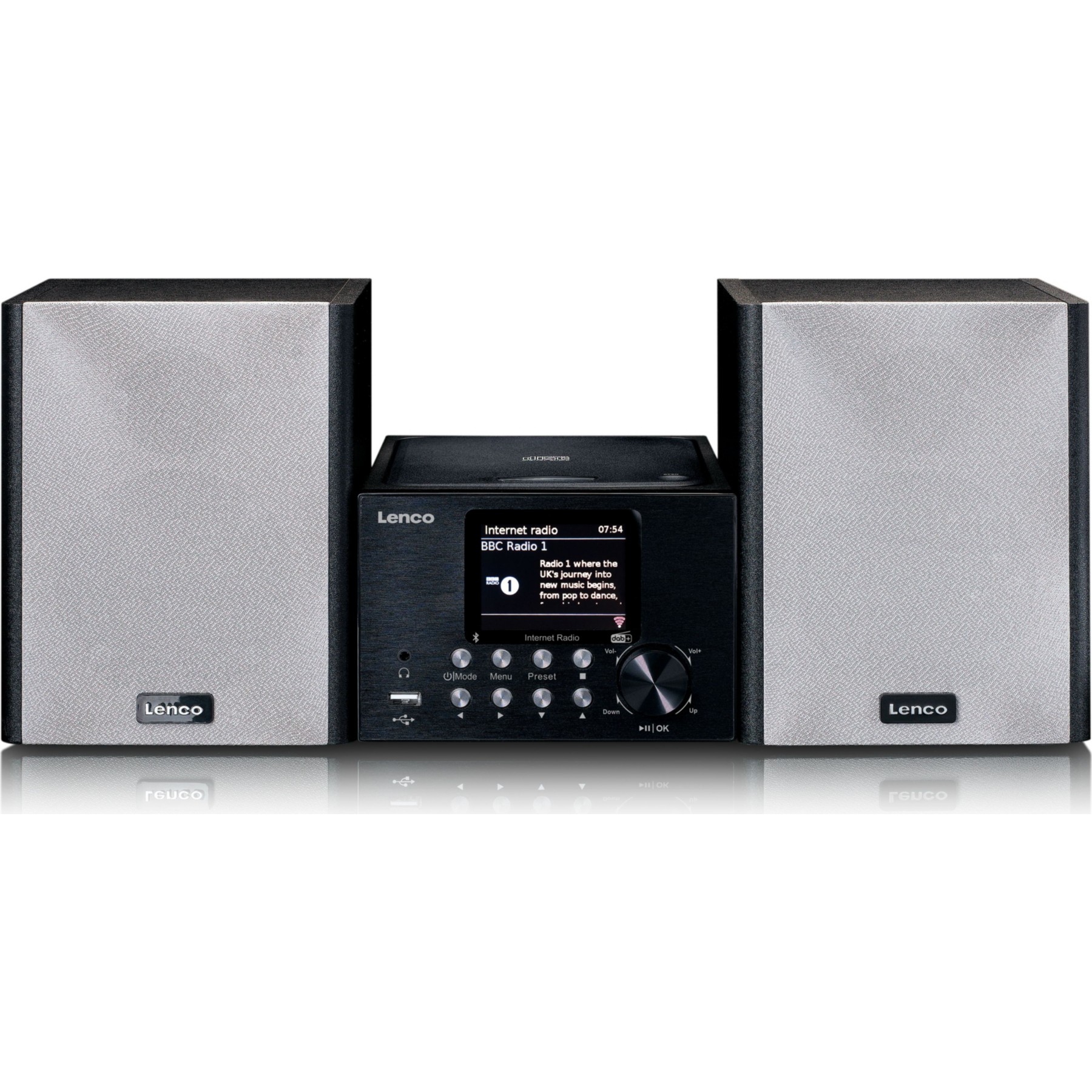 Radio internet LENCO MC-250BK