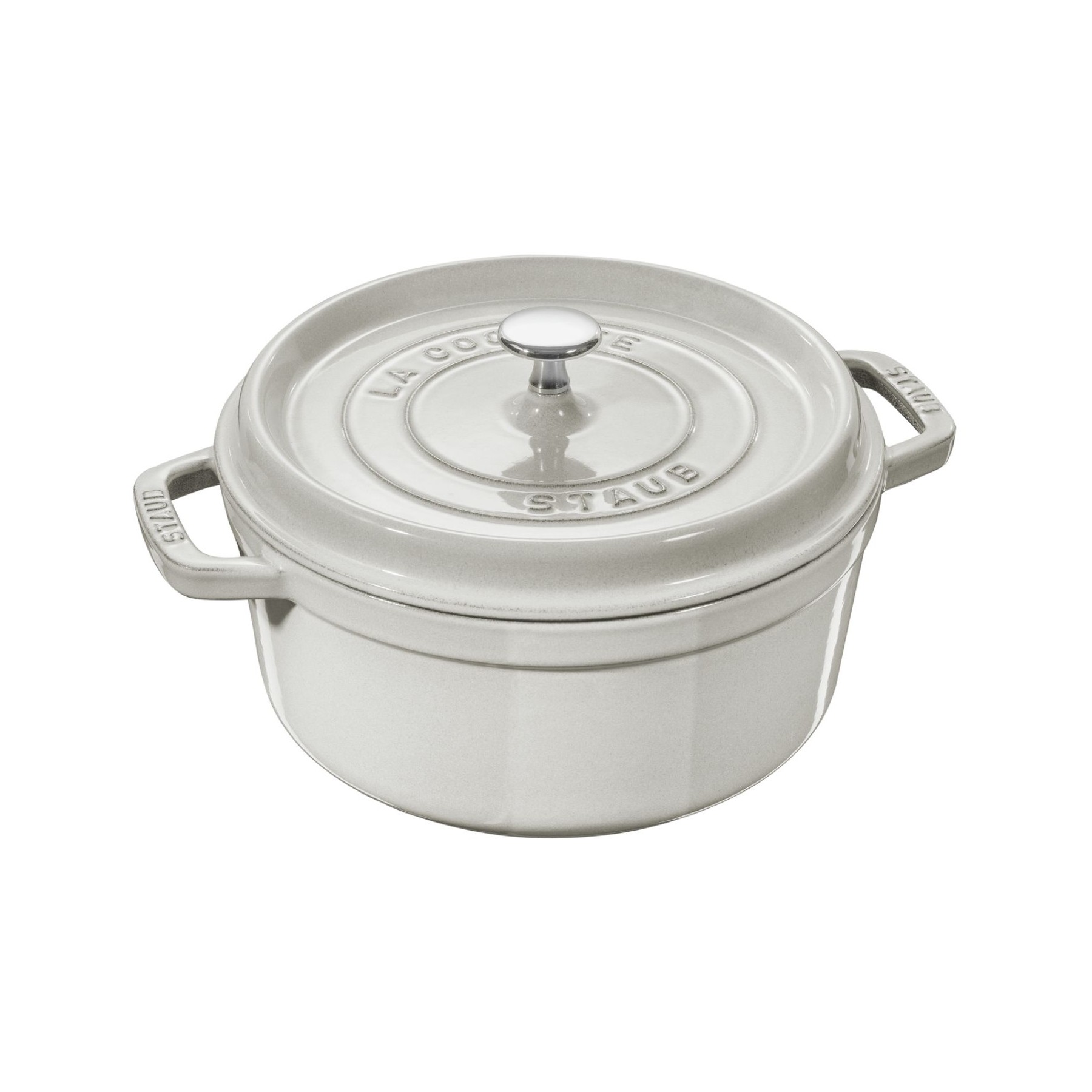 Cocotte STAUB 24cm Truffe Blanche fonte