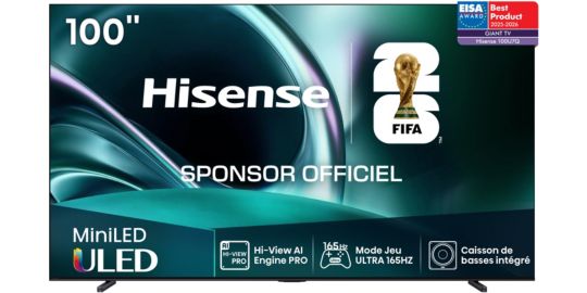 TV Mini Led HISENSE 100U7Q 2025