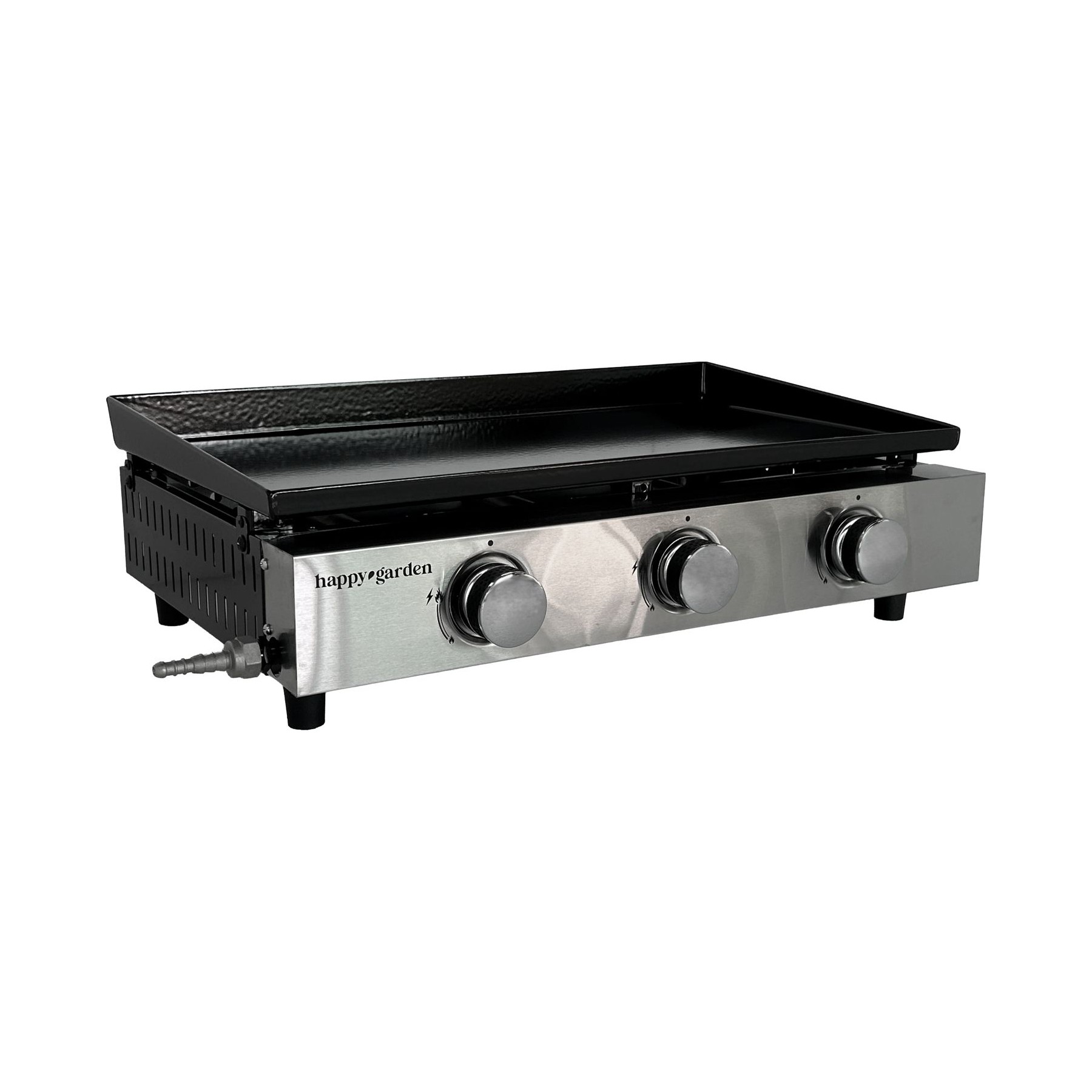 Plancha gaz HAPPY GARDEN Plancha au gaz MÉRIDA 3 brûleurs 6 kW