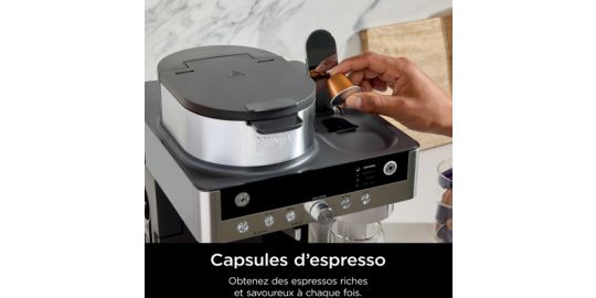 Cafetière filtre et capsules NINJA avec mousseur intégré CFN803EU Reconditionné
