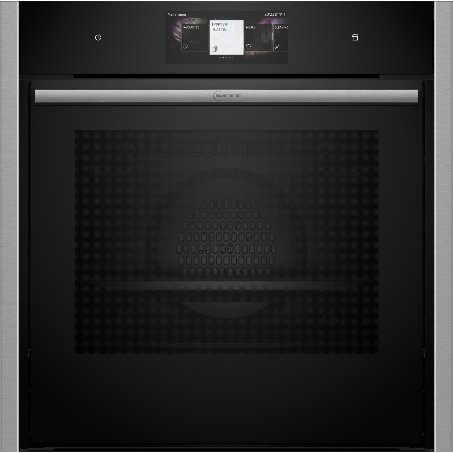 Four encastrable fonction vapeur NEFF B64FT33N0 - Vapeur - Porte froide - Écran tactile - N90 porte coulissante