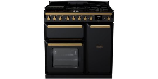 Piano de cuisson gaz FALCON ESTEL DELUXE TAB GAZ 90 CM NOIR BRILLANT