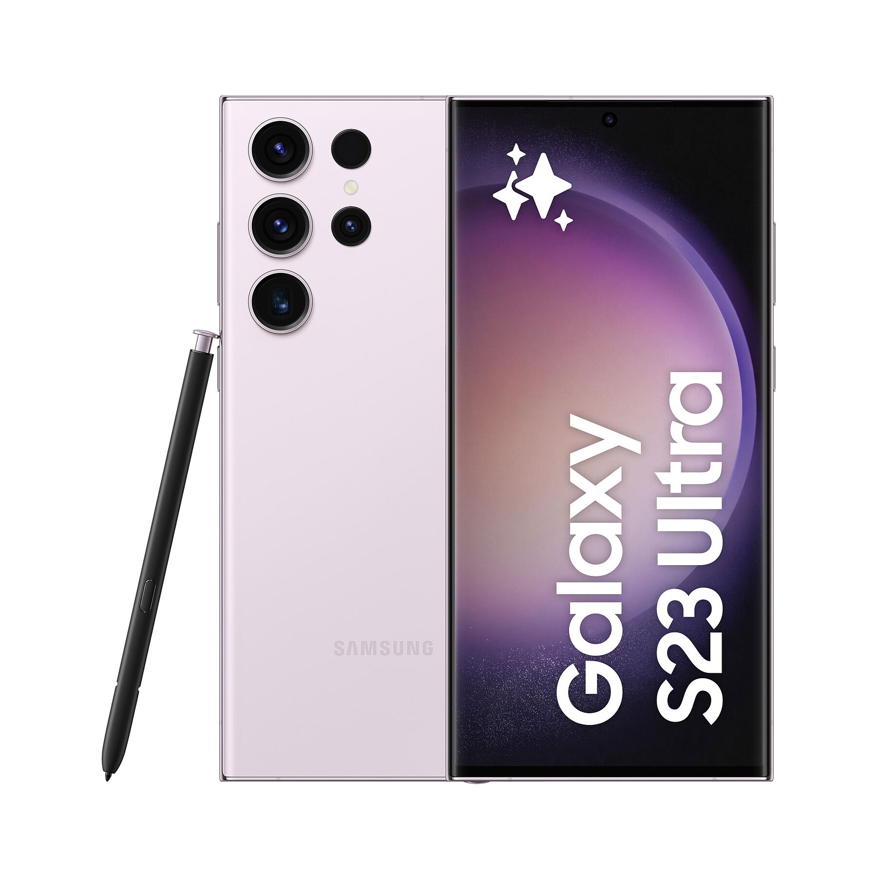 Smartphone SAMSUNG Galaxy S23  Ultra 5G  256Go  Violet Excellent État avec Batterie Neuve Reconditionné