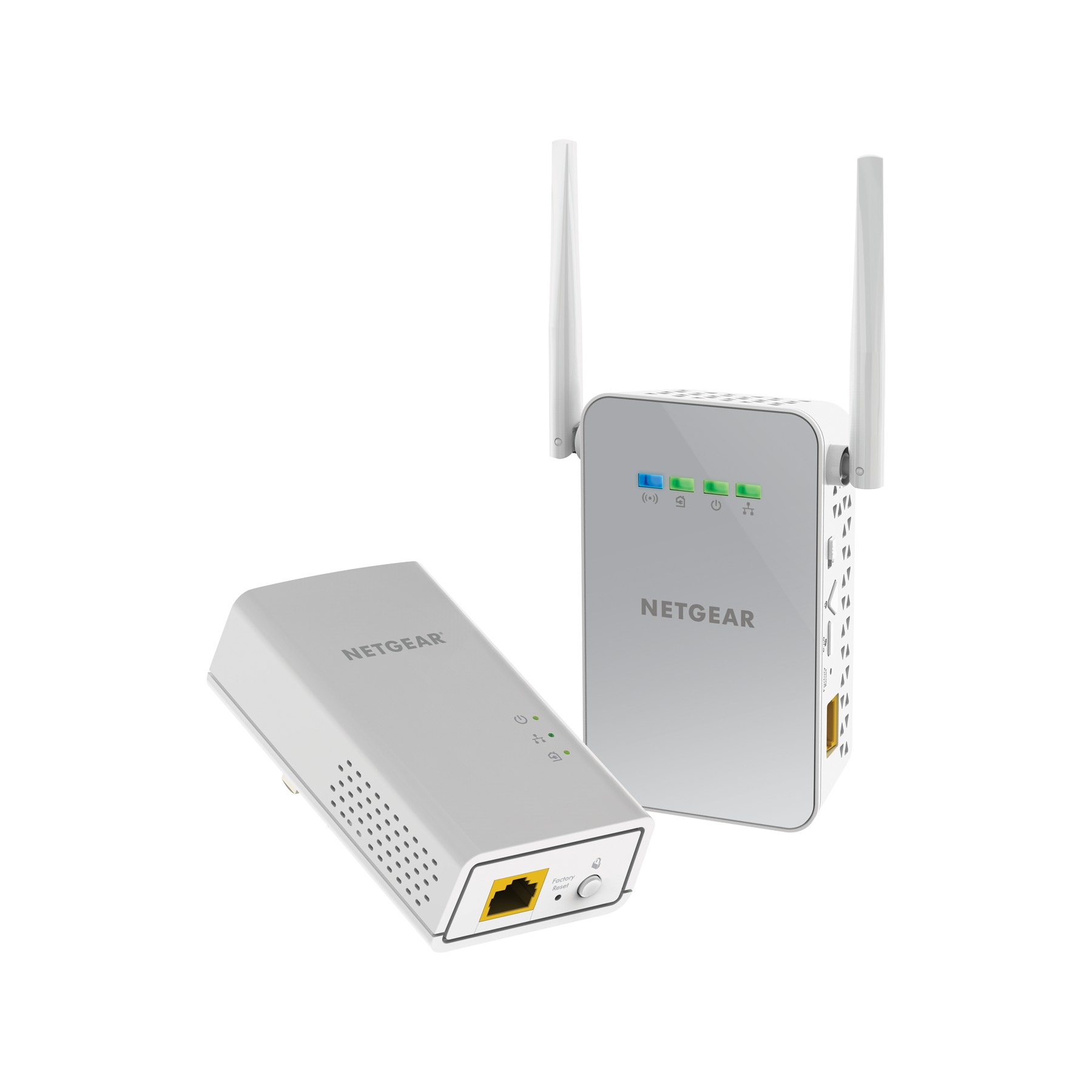 CPL Wifi NETGEAR PLW1000 Pack de 2 : 1 Filaire + 1 WIFI