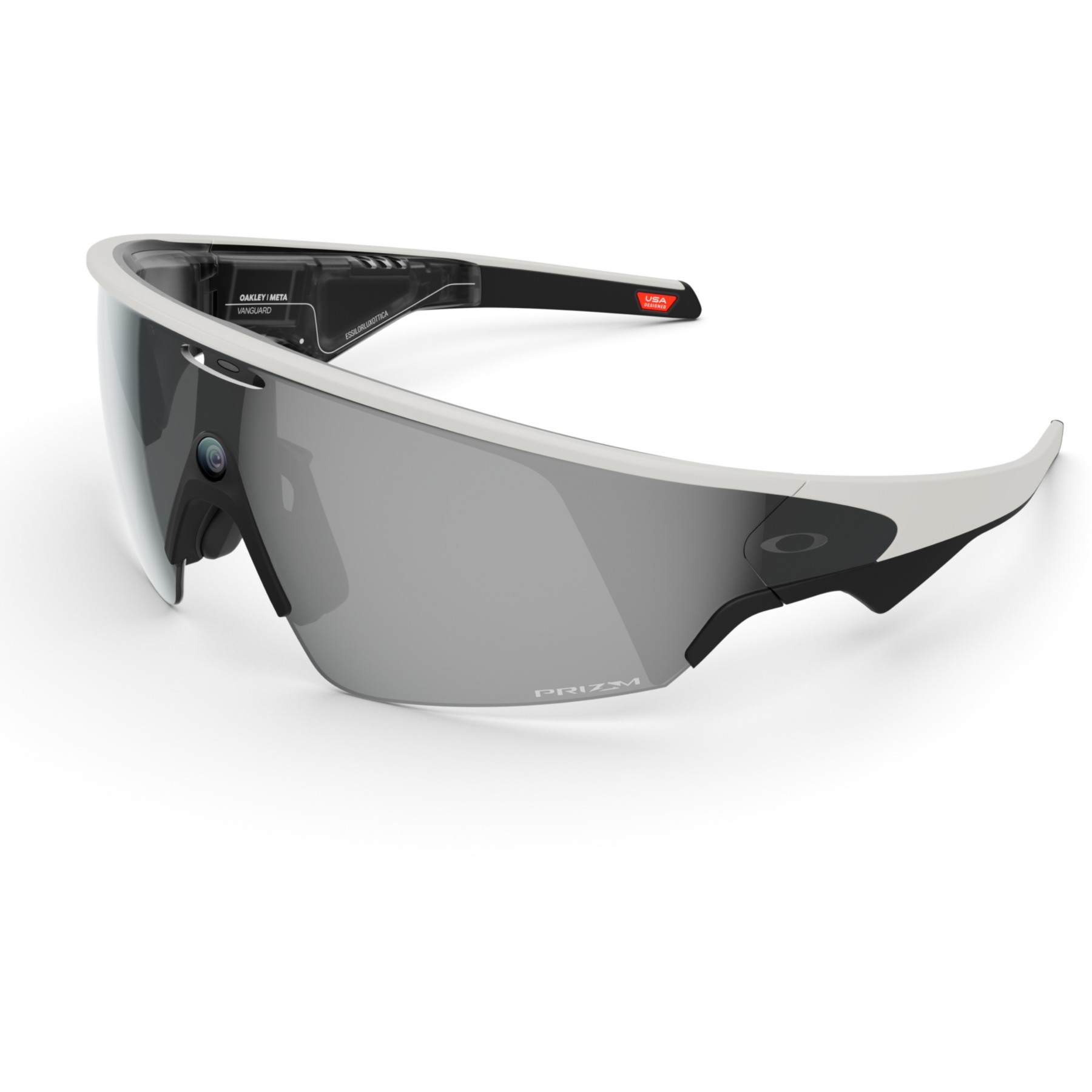 Lunettes connectées META Oakley Vanguard Blanc, Prizm™ Black