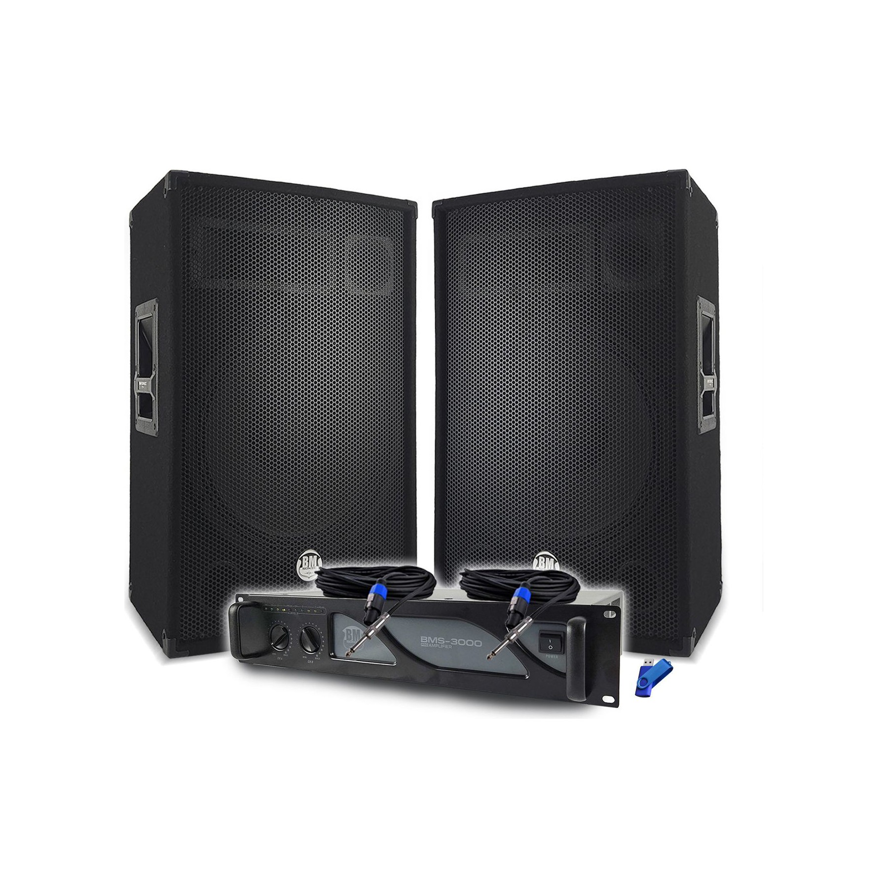 Pack sono BM SONIC BM Sonic Pack Sono DJ Amplificateur 3000