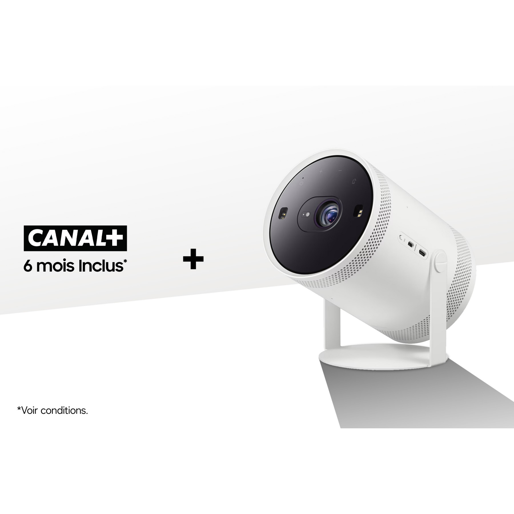 Mini vidéoprojecteur SAMSUNG The Freestyle LFF3 - Pack 6 mois CANAL+ inclus