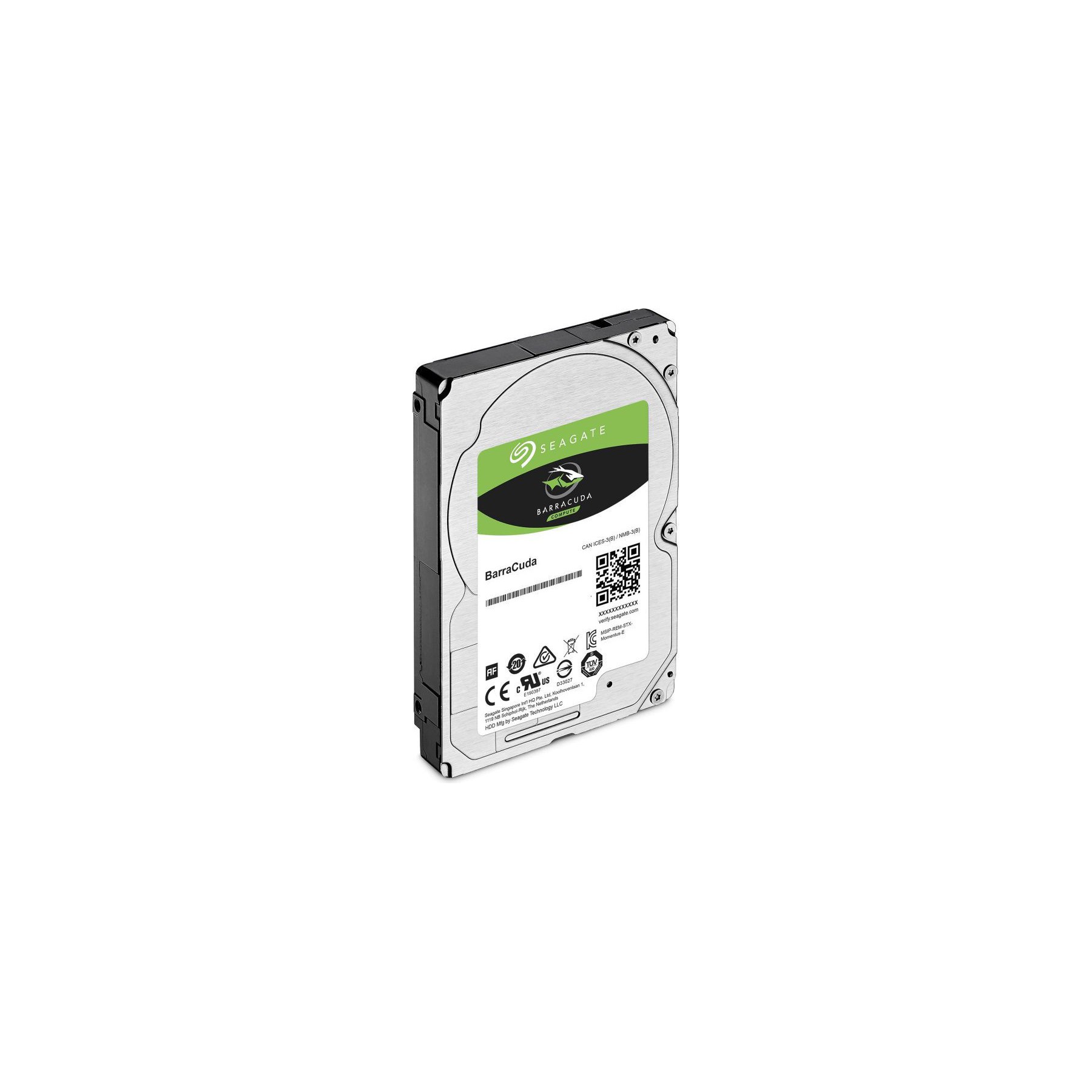 Disque dur interne SEAGATE Seagate BarraCuda HDD, SATA 6G, 5400RPM,