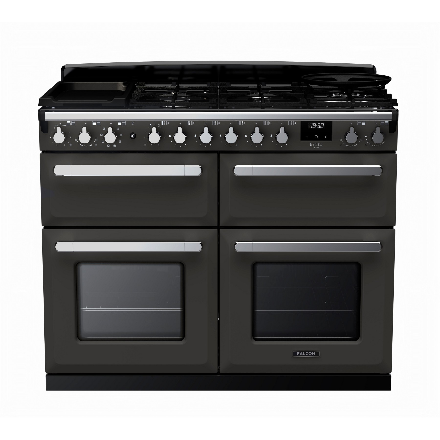 Piano de cuisson mixte FALCON ESTEL DELUXE BC TAB MIX 110 CM ARDOISE C