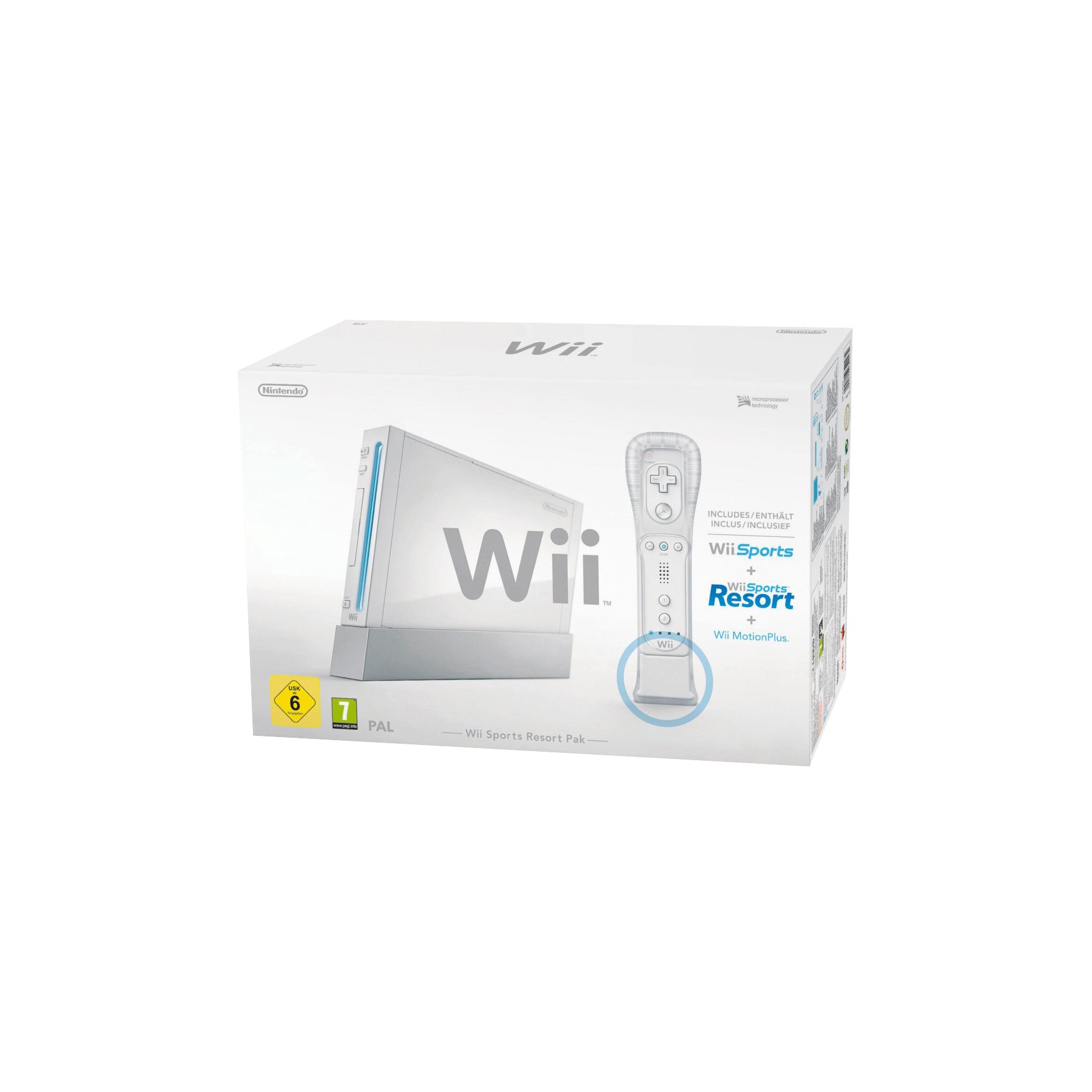 Console Wii NINTENDO Wii SPORTS RESORT BLANC Reconditionné