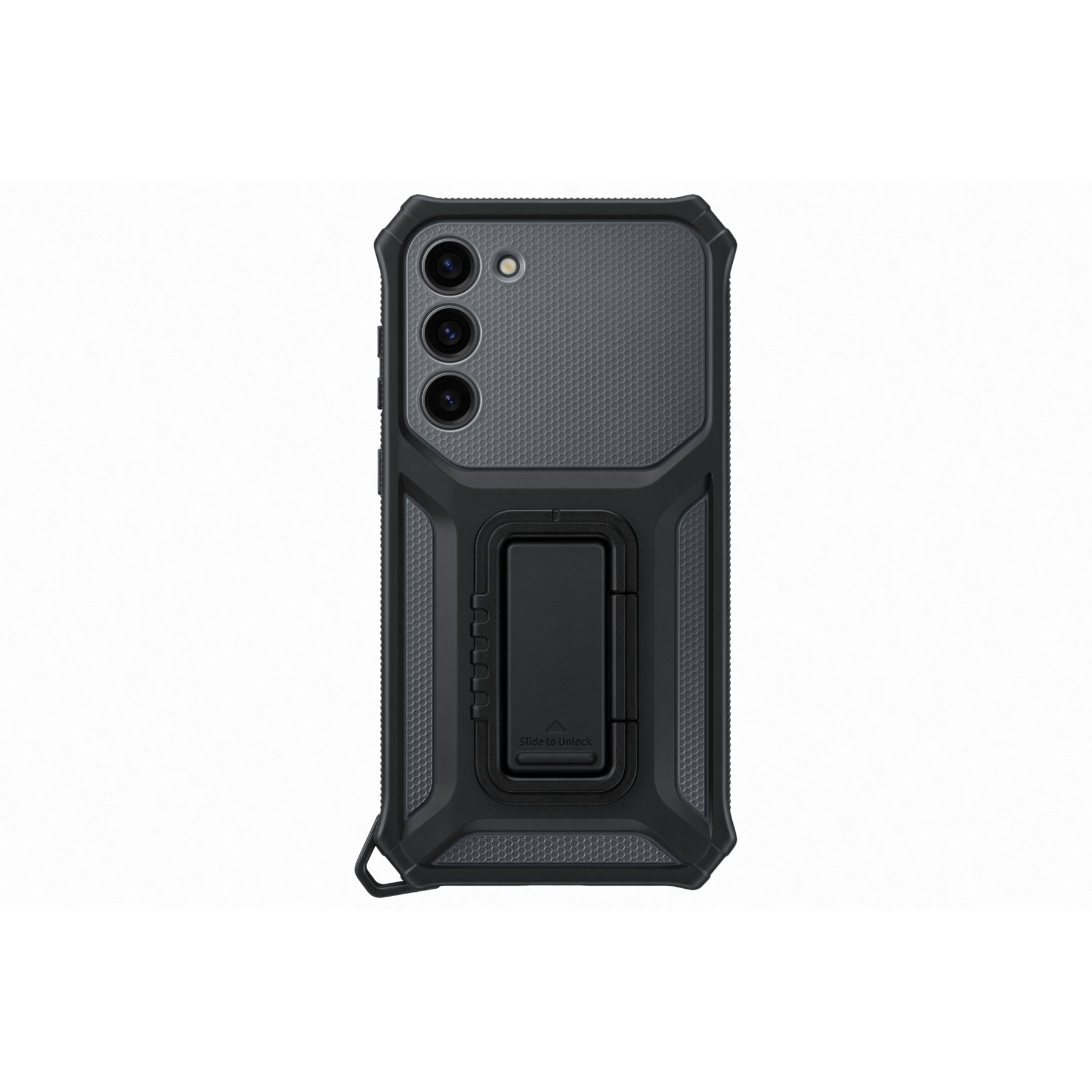 Coque SAMSUNG S23+ Renforcee support amovible Gri