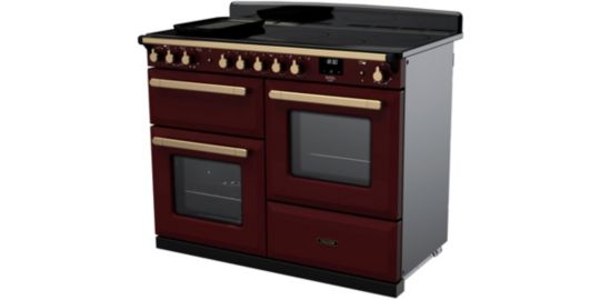Piano de cuisson induction FALCON ESTEL DELUXE OCTAB IND 110 CM BORDEAUX L