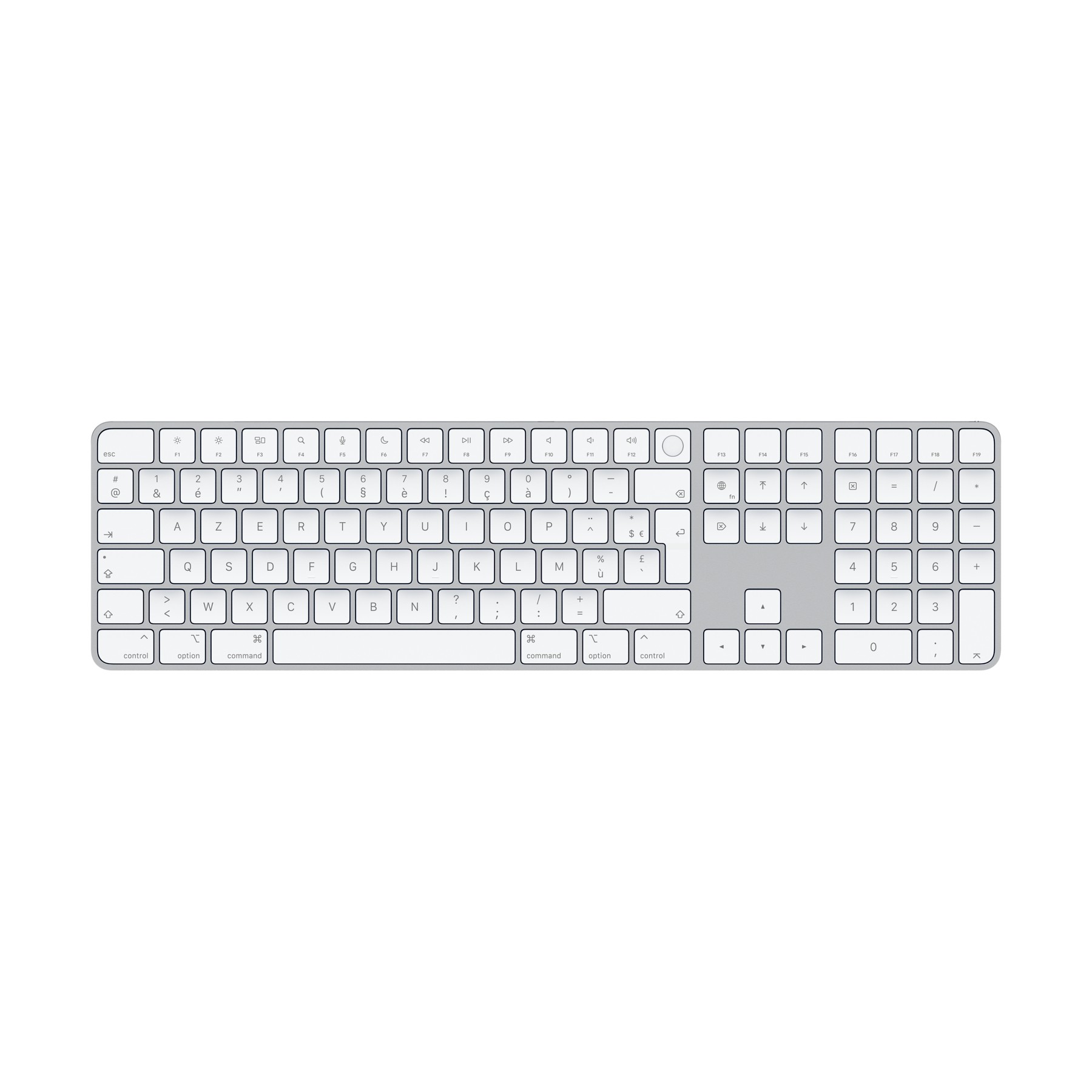 Clavier sans fil APPLE Magic Keyboard avec Touch ID Blanc