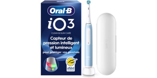 Brosse à dents électrique ORAL-B iO3 Series Ice Blue