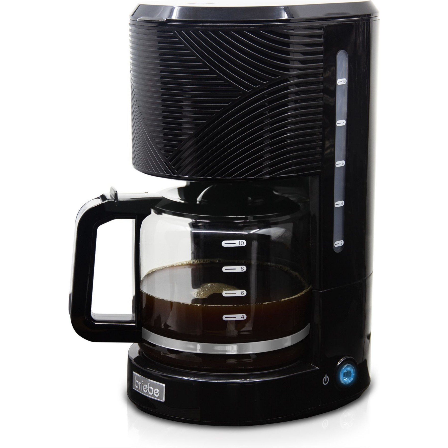 Cafetière filtre BRIEBE Elegance 10 Tasses, 1,25L CM1171BLK