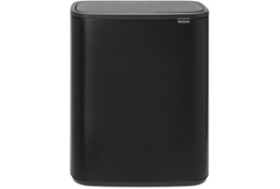 Poubelle tri sélectif BRABANTIA Bo Touch Bin 2x30L Matt Black