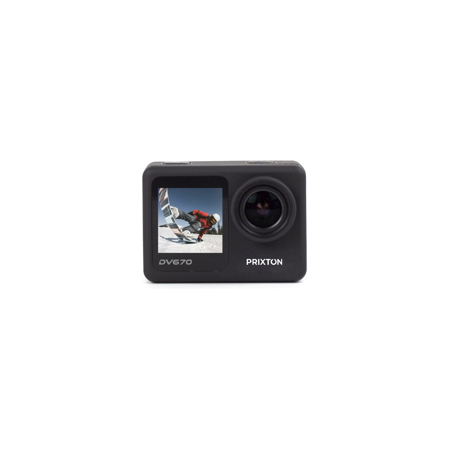 Caméra sport PRIXTON DV670 Résolution 4K, Double écran, WiFi