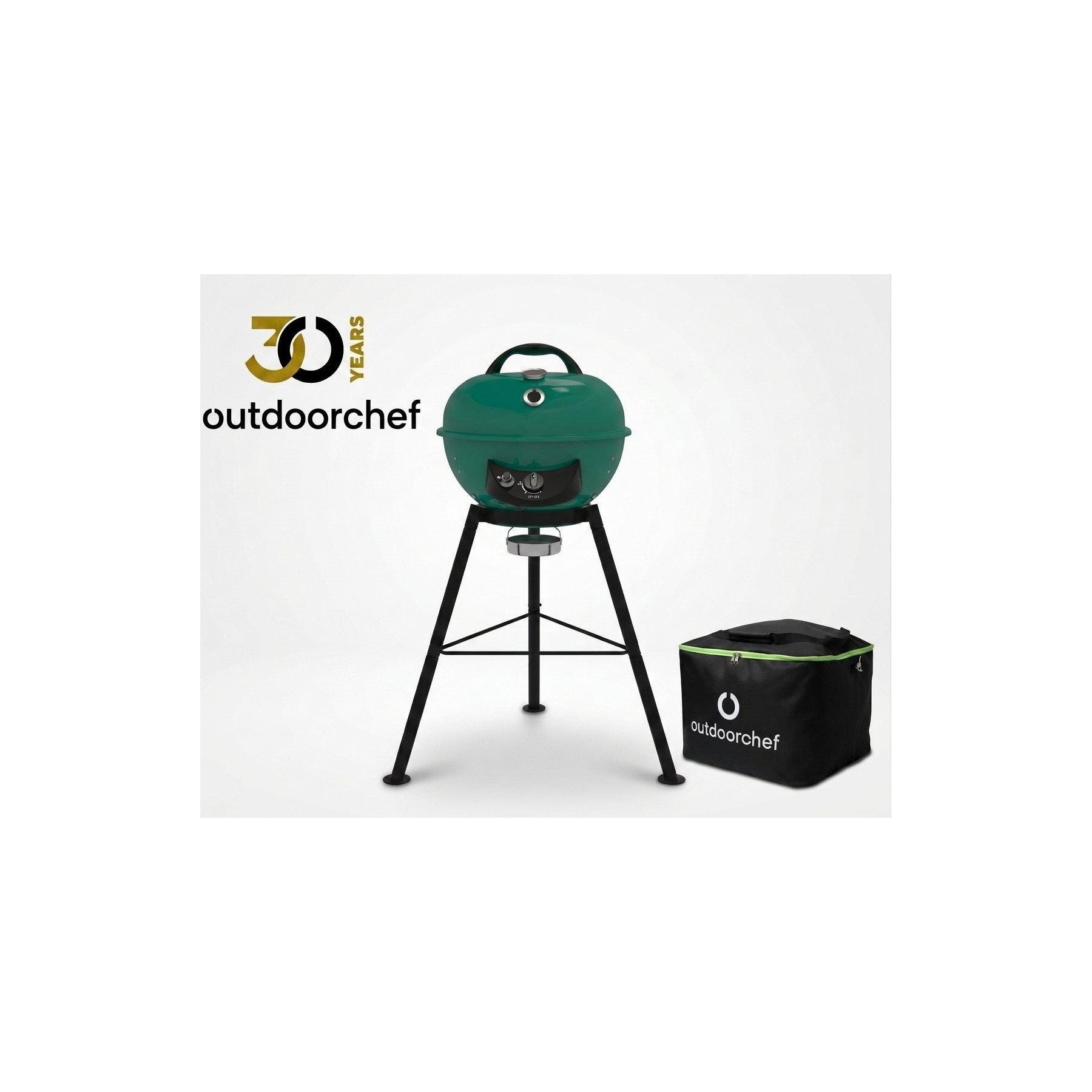 Barbecue gaz OUTDOORCHEF City 420 Vert 30 mbar