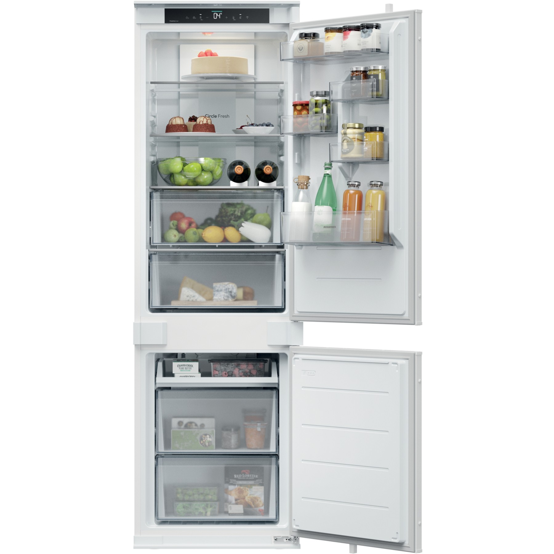 Réfrigérateur combiné encastrable ROSIERES RNBQT3518E